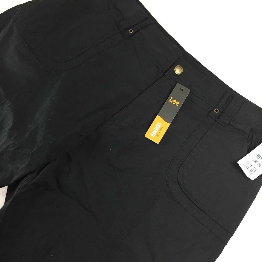 Lee black skimmers relaxed fit 22w shorts pants - Picture 5 of 6